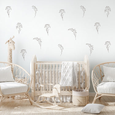 Floral Stems Wall Decals